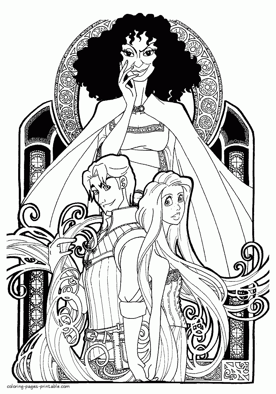 93 Disney Villains Free Coloring Pages Coloring Page