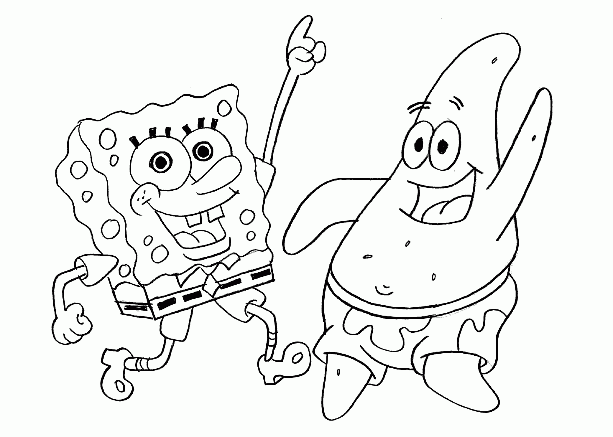 98 Best Printable Spongebob Coloring Pages Online DamianMaleka