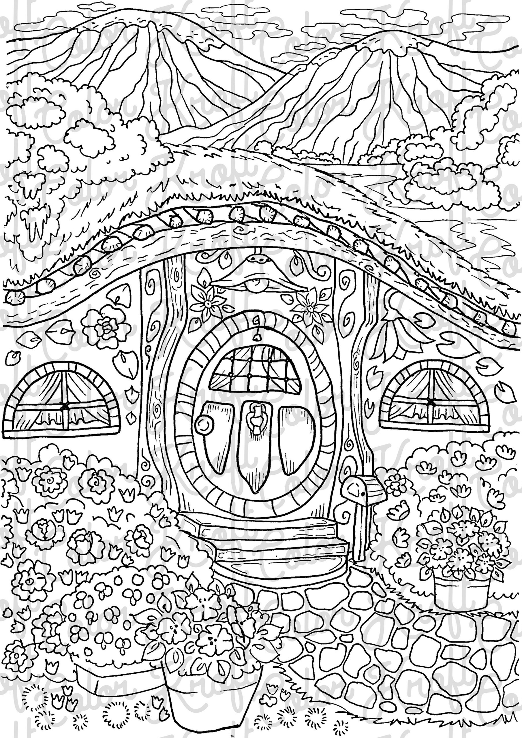The Hobbit Coloring Pages