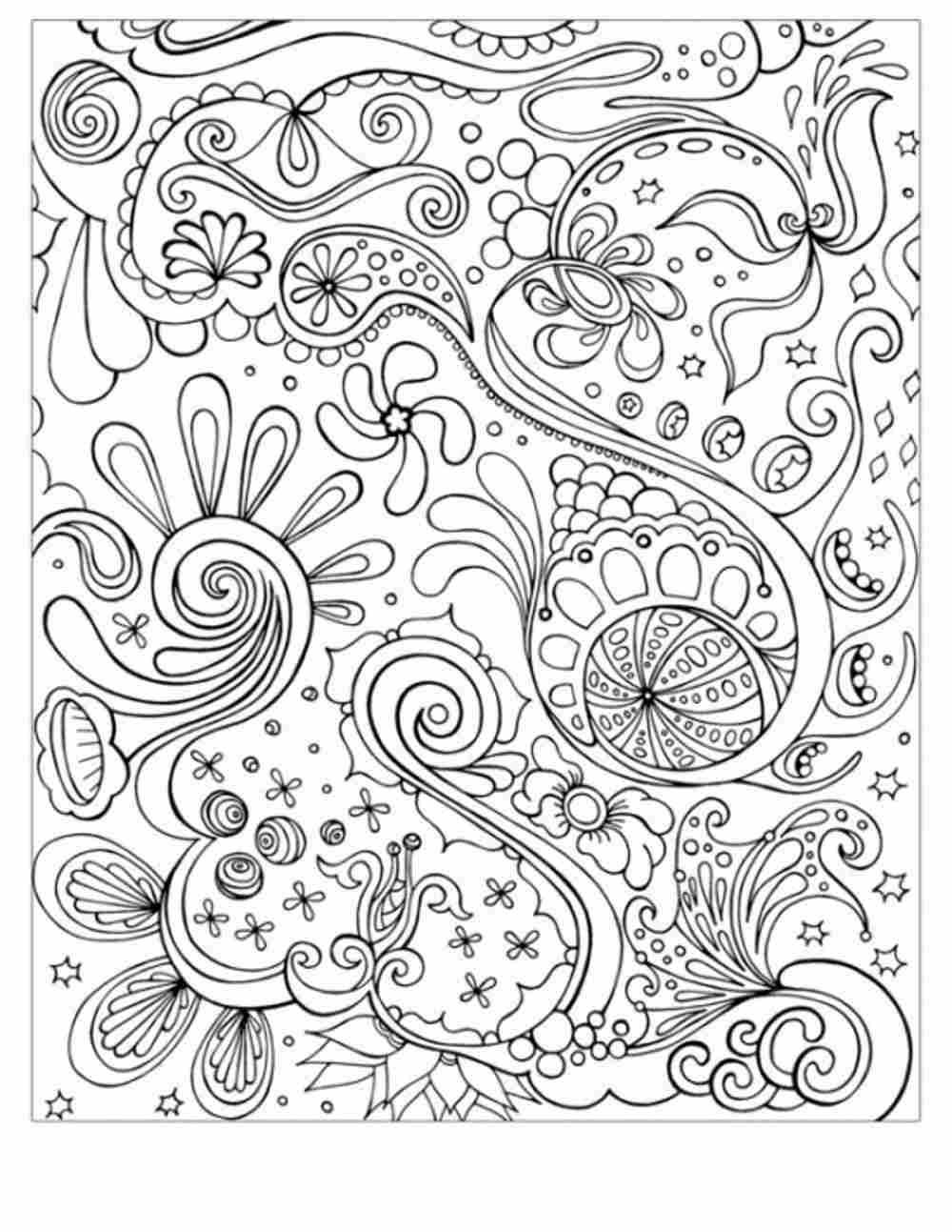 Abstract Coloring Pages For Adults Coloring Home