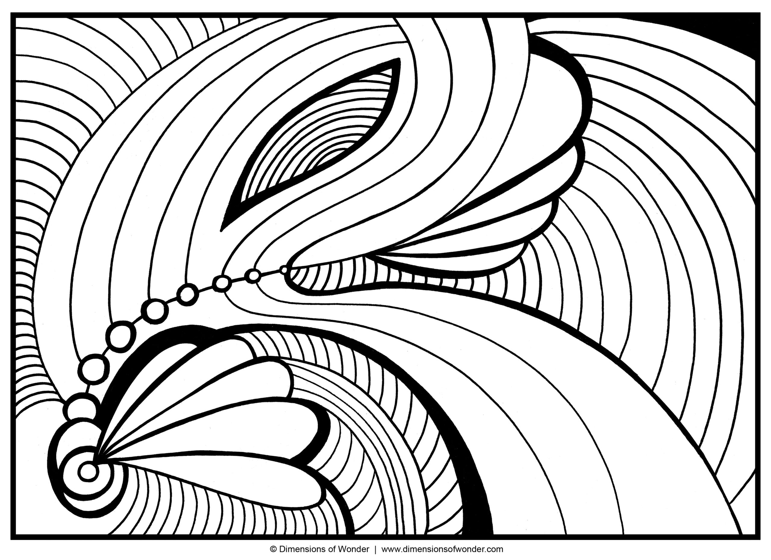 Abstract Coloring Pages Free Download On ClipArtMag