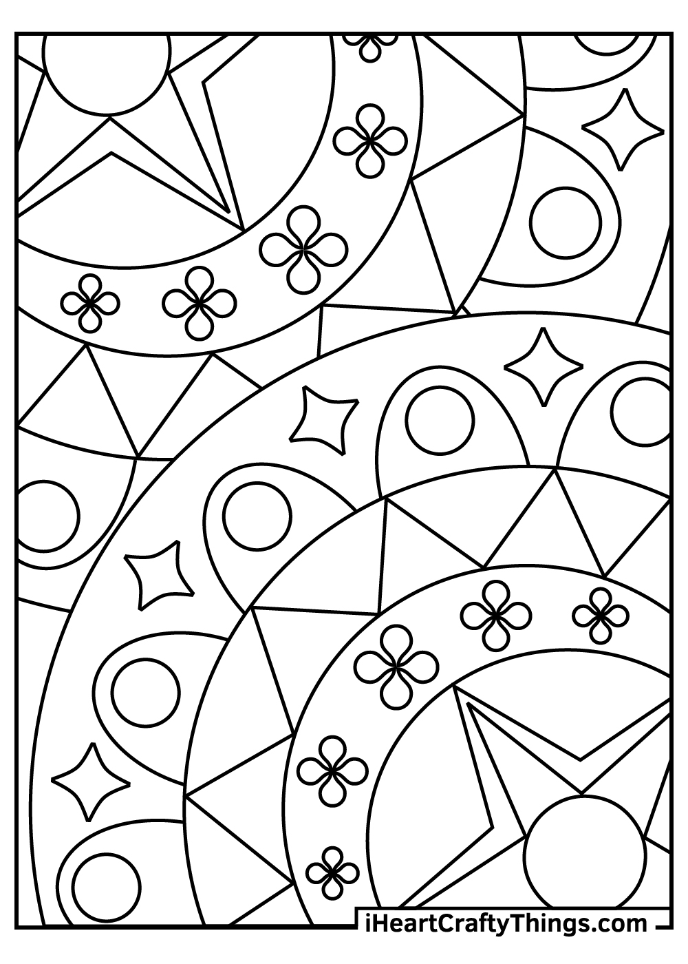 Abstract Coloring Pages Updated 2021