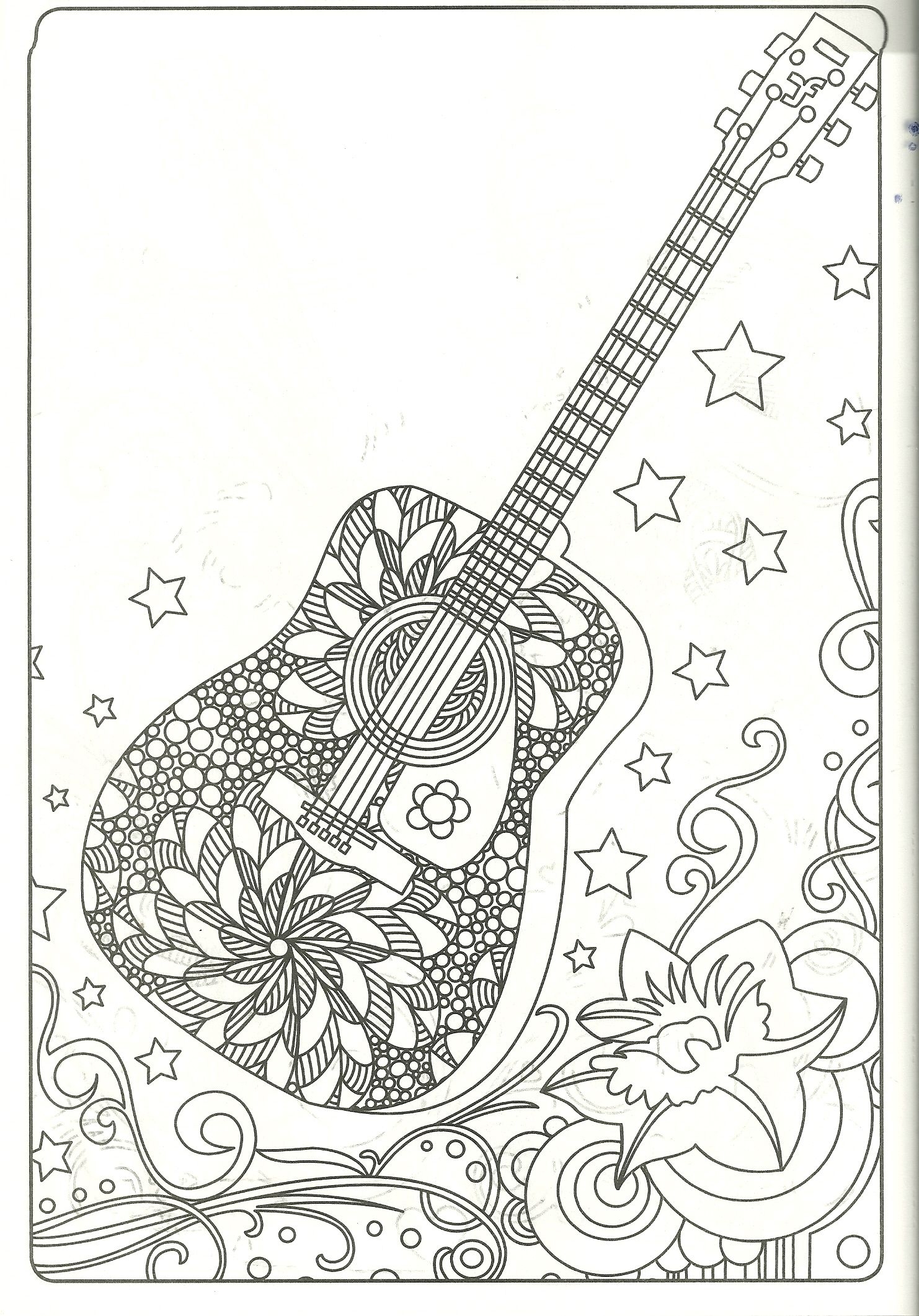 Music Coloring Page