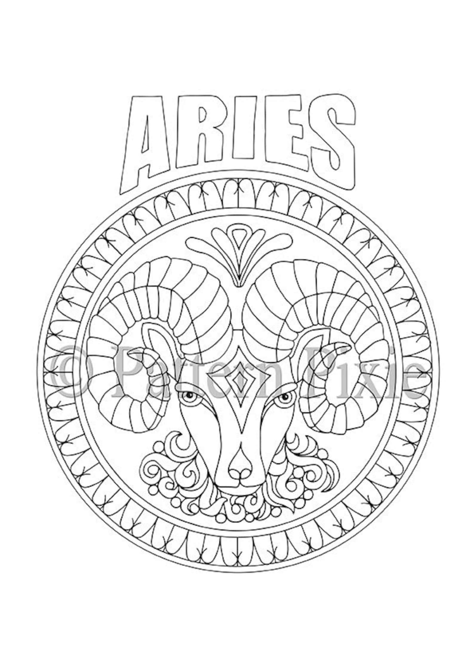 Aries Coloring Pages
