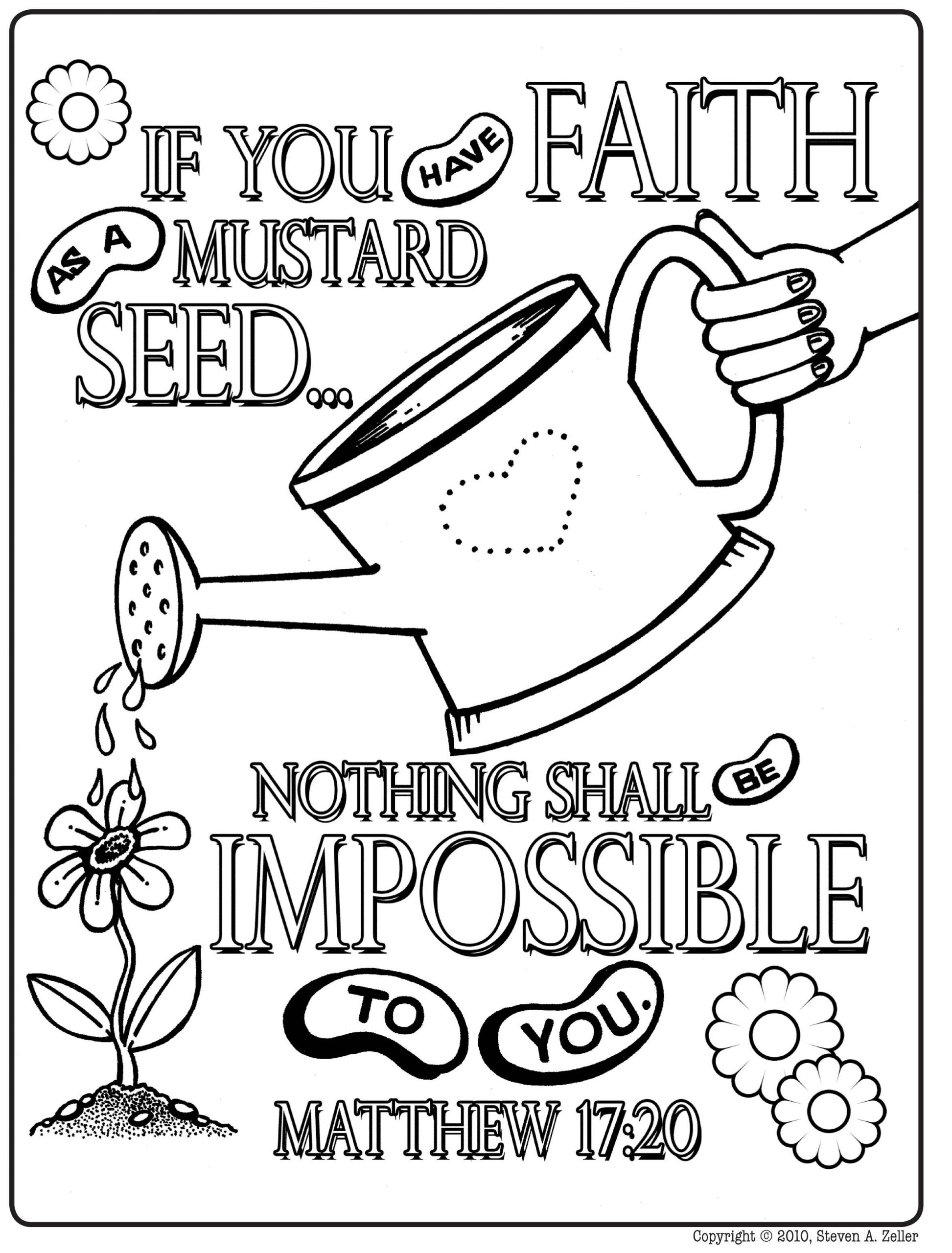 Faith Coloring Pages For Adults