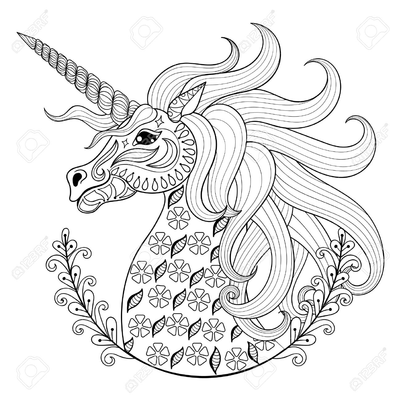 Adult Coloring Pages Unicorn At GetColorings Free Printable Colorings Pages To Print And Color