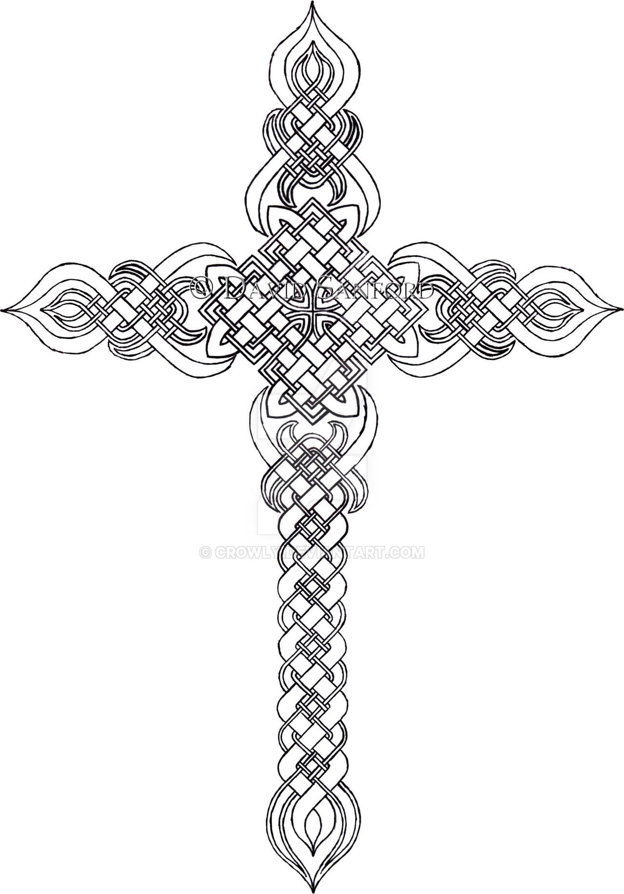 Adult Cross Coloring Pages Sketch Coloring Page
