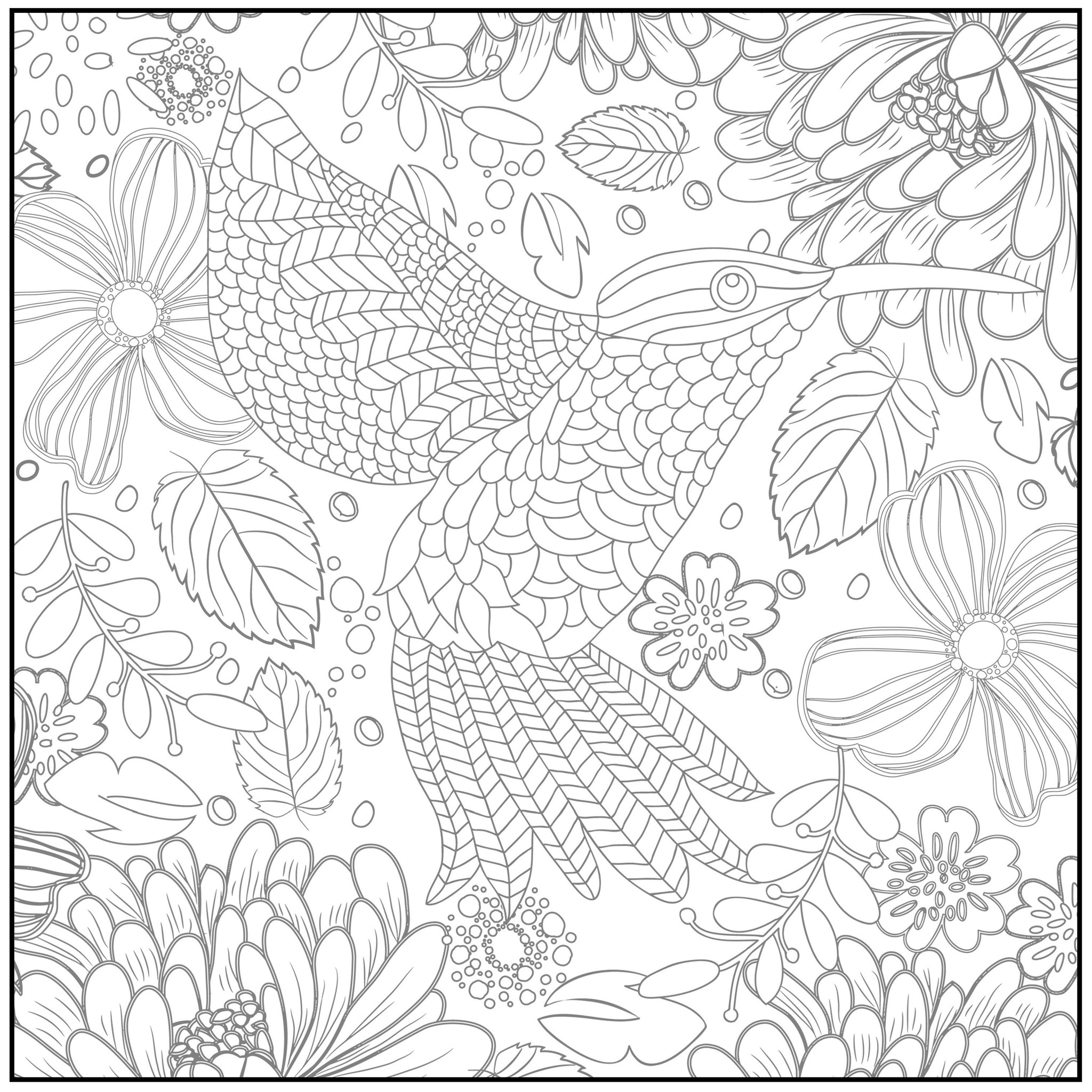 Adult Spring Coloring Pages At GetDrawings Free Download