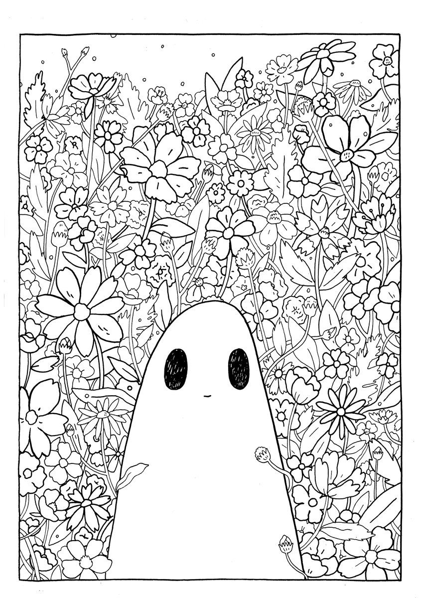 Aesthetic Printable Coloring Pages