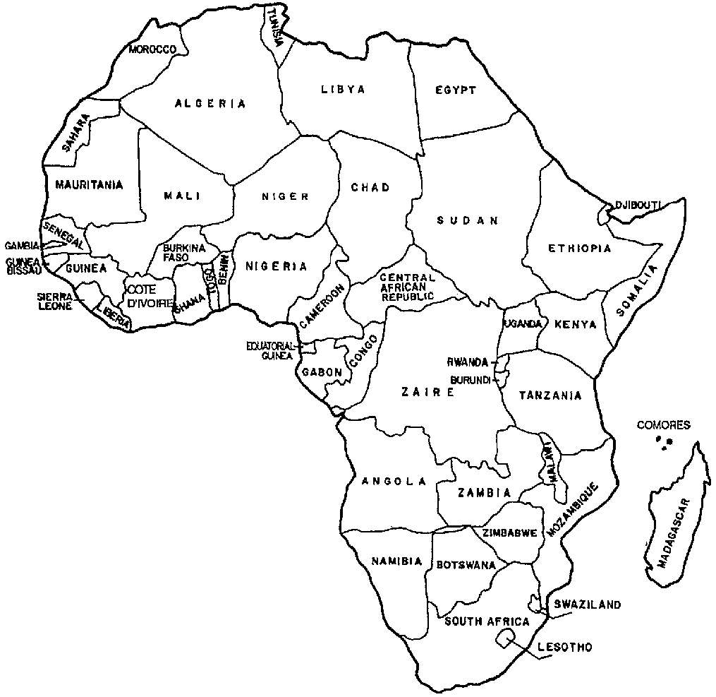 Africa Coloring Pages Best Coloring Pages For Kids