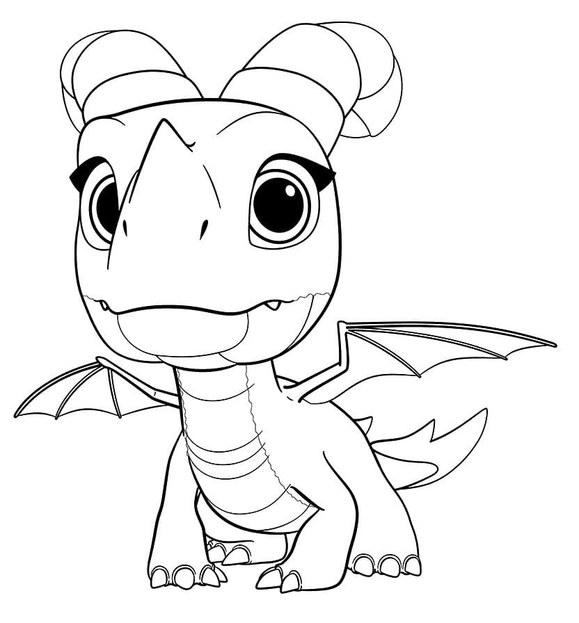 Aggro From Dragons Rescue Riders Coloring Page Free Printable Coloring Pages For Kids