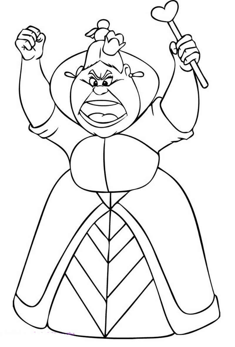 Alice In Wonderland Cartoon Coloring Pages At GetColorings Free Printable Colorings Pages