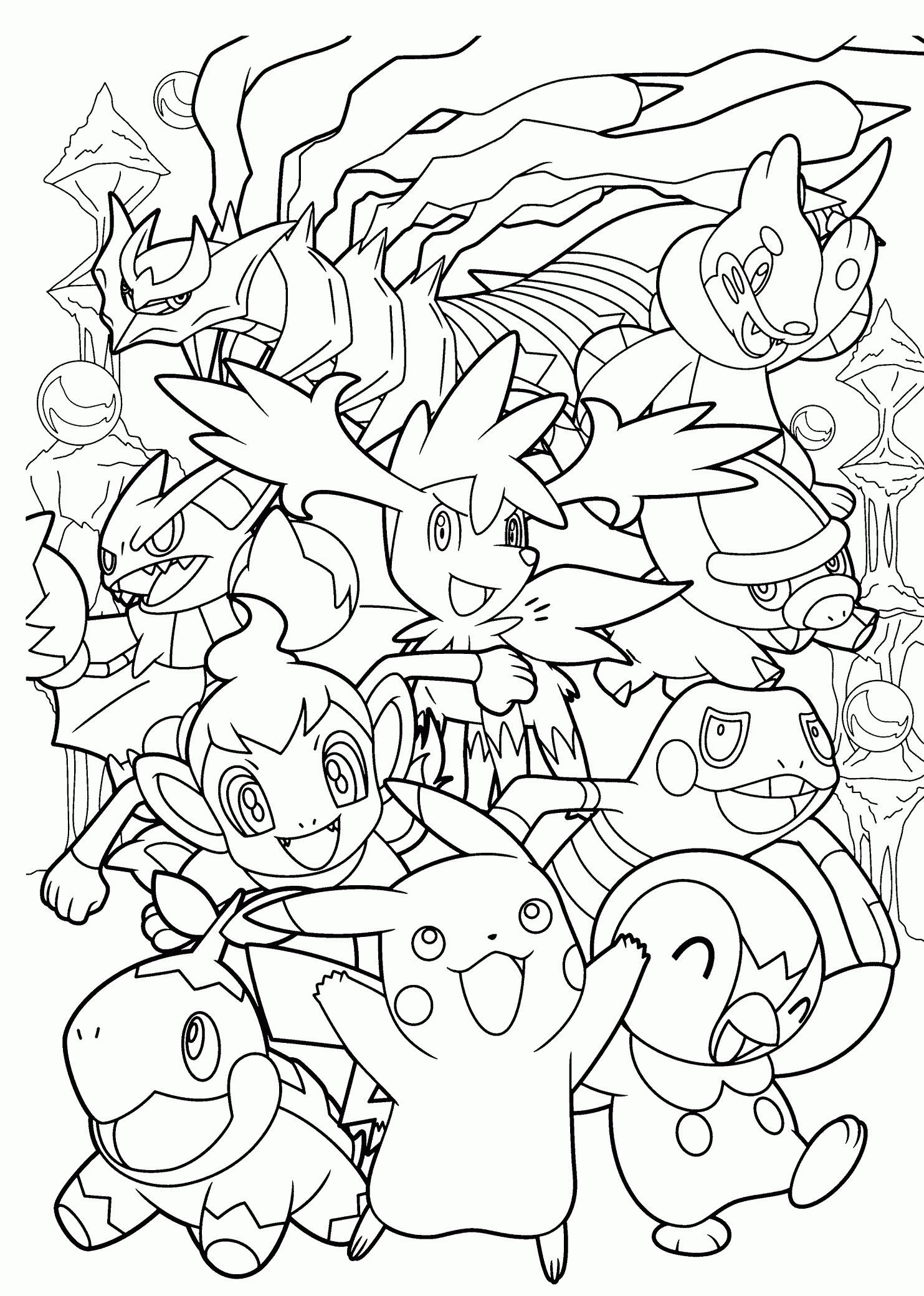 All Pokemon Coloring Pages For Kids And For Adults Coloring Home