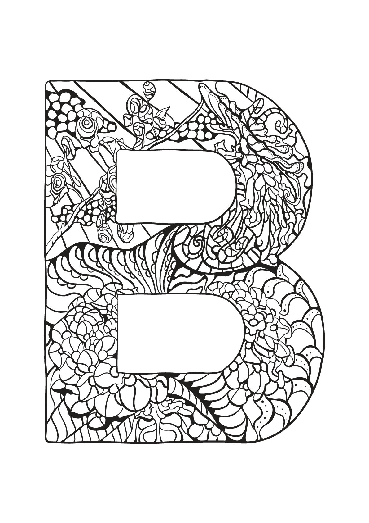 Coloring Pages Letters