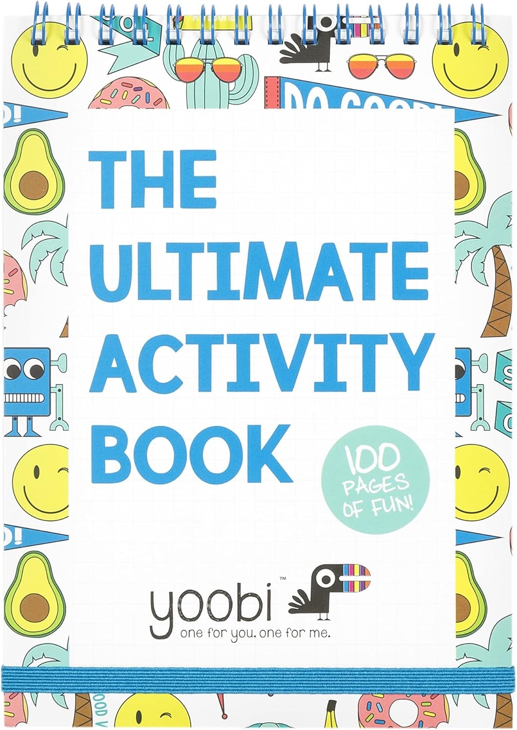 Amazon Yoobi The Ultimate Activity Book 100 Fun Filled Pages Of Coloring Mazes Word