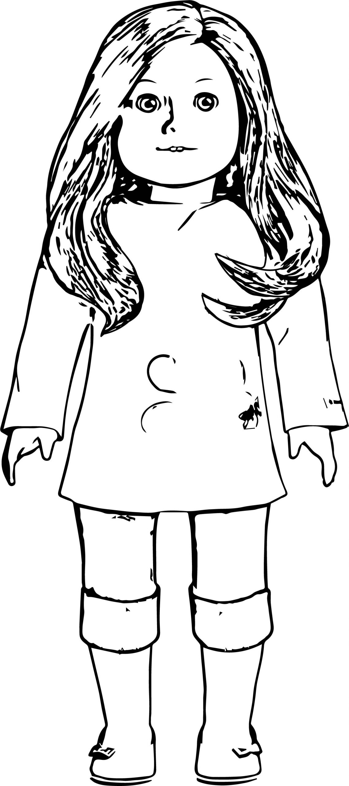 American Girl Doll Coloring Pages To Print 101 Coloring