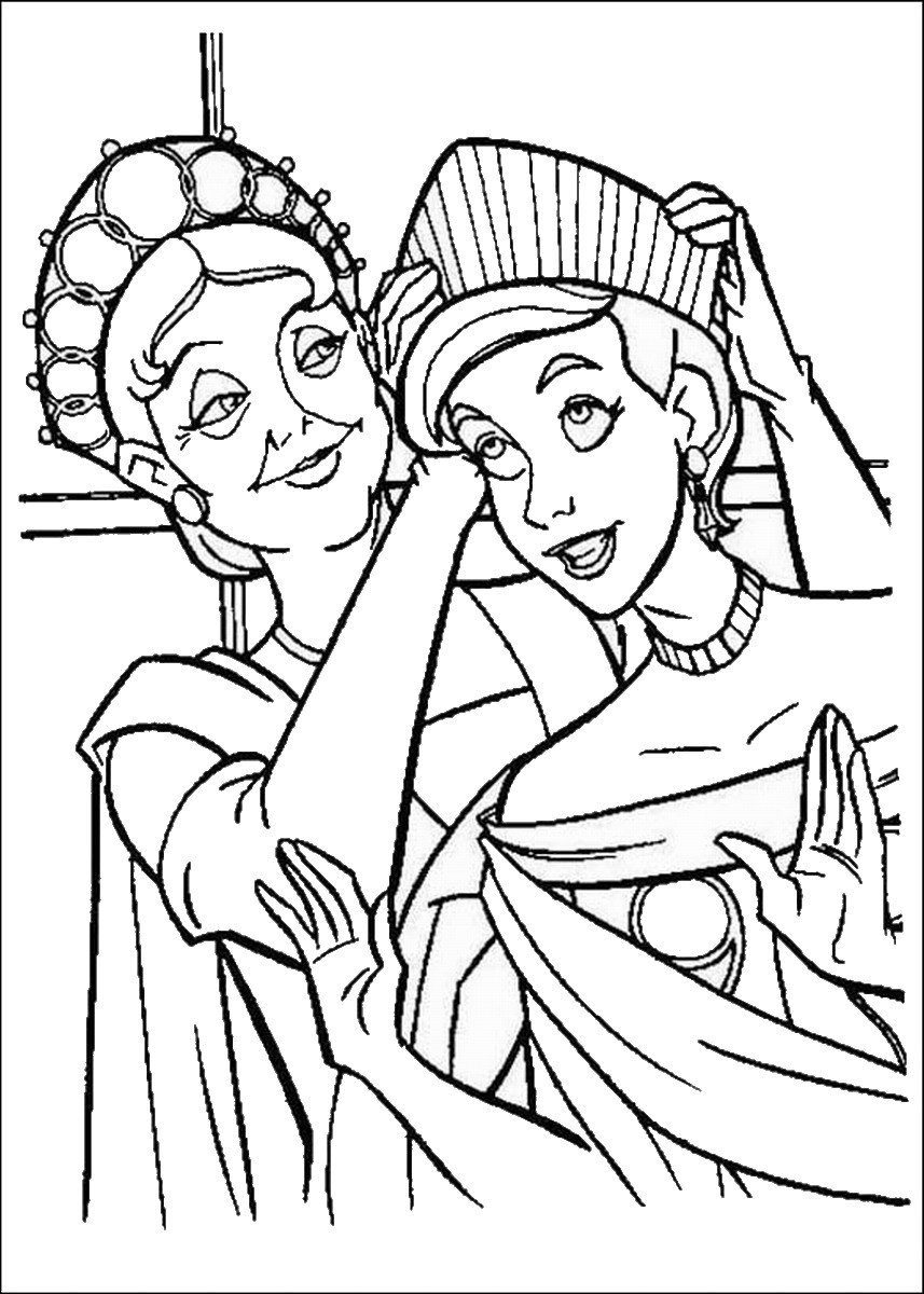 Anastasia Coloring Pages