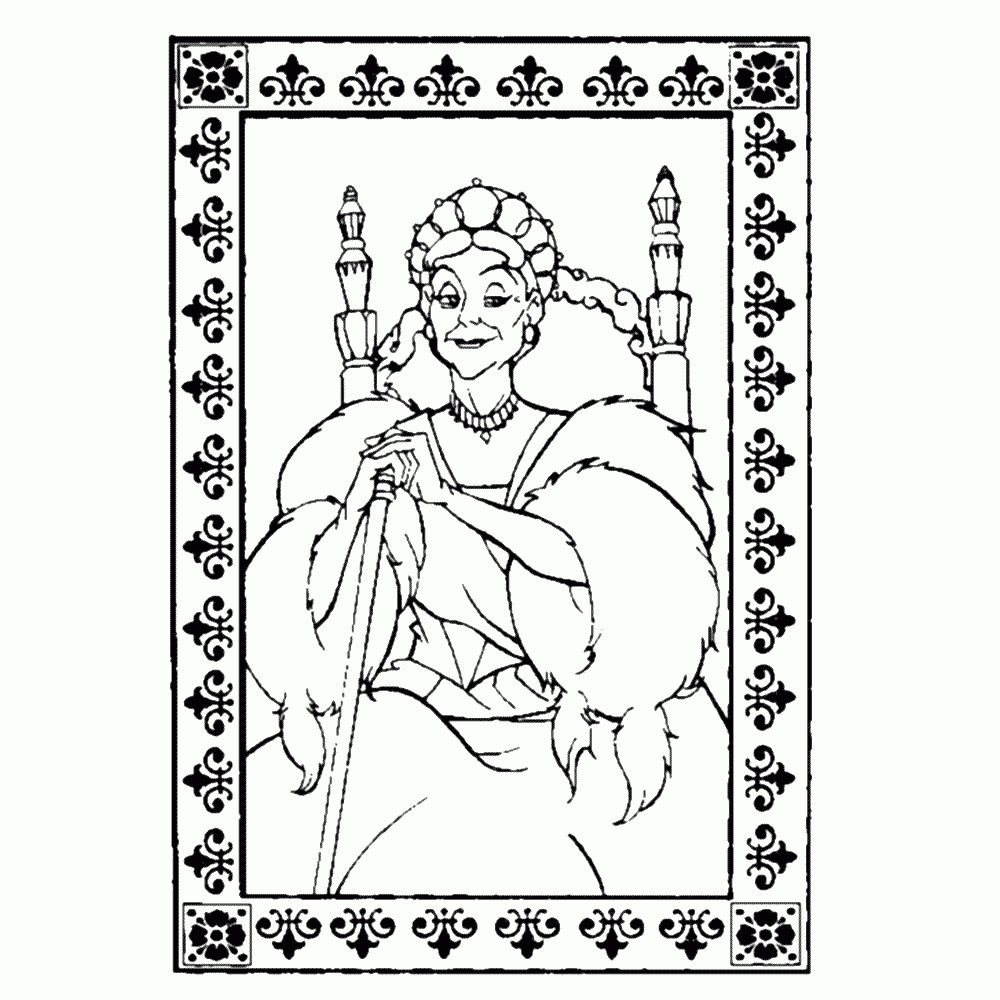 Anastasia The Cartoon Movie Coloring Pages