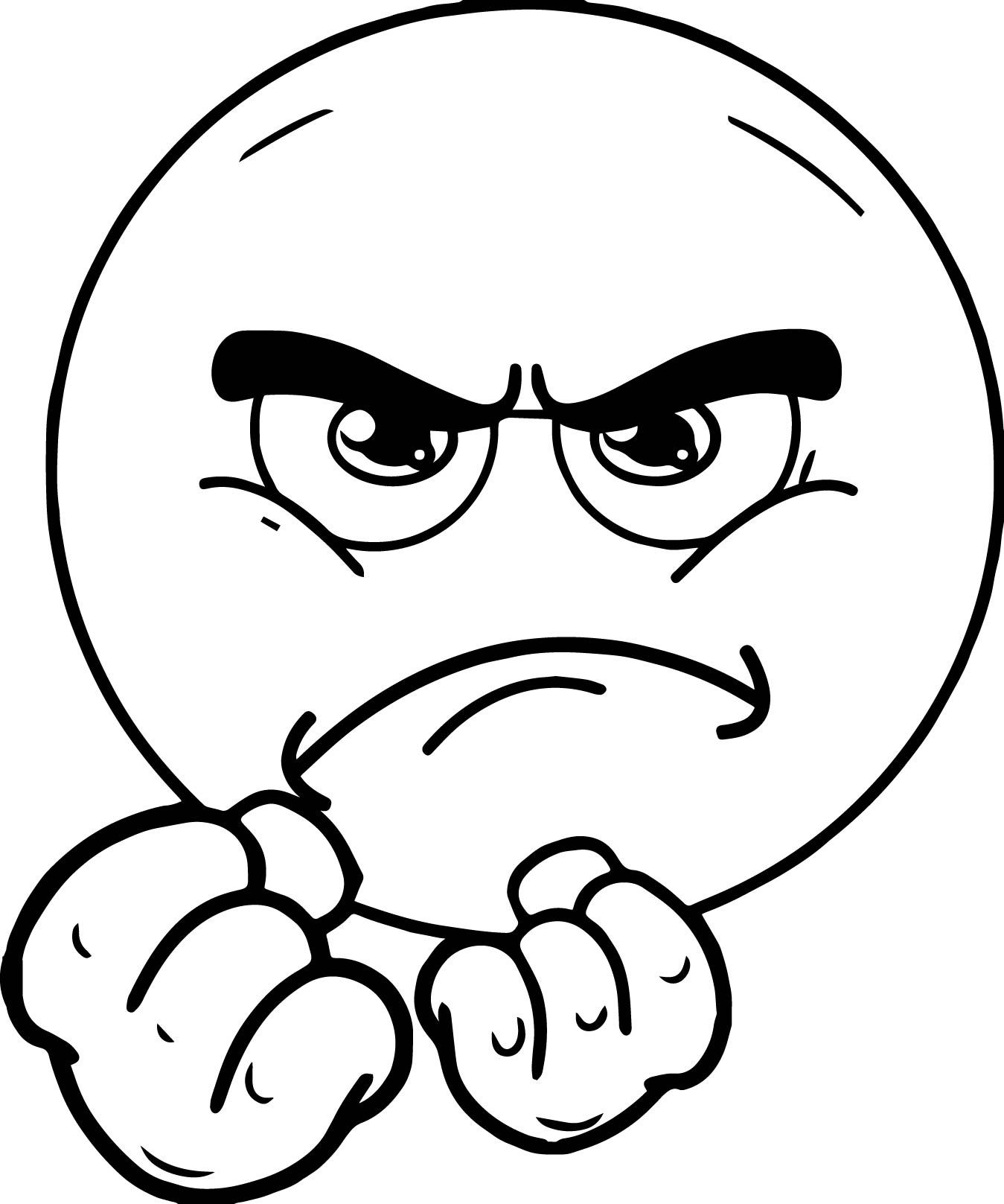 Angry Face Coloring Page At GetColorings Free Printable Colorings Pages To Print And Color