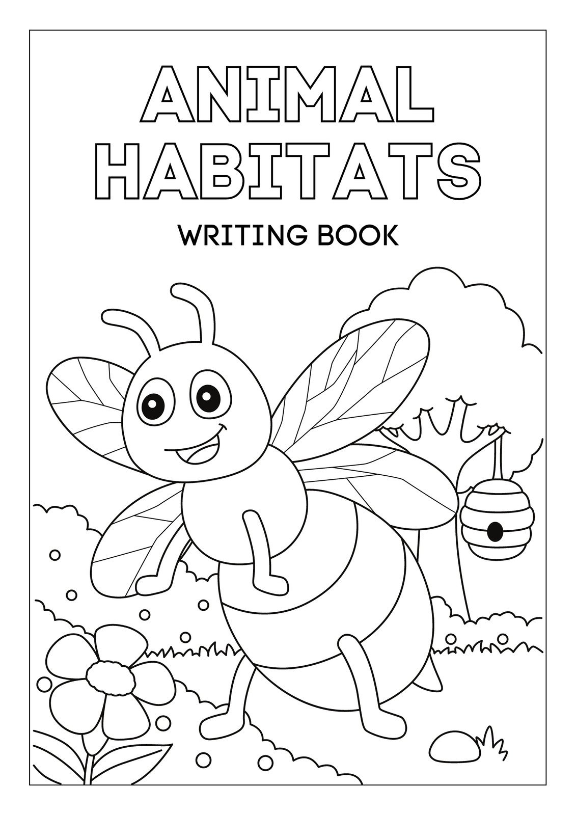 Animal Habitats Coloring Pages