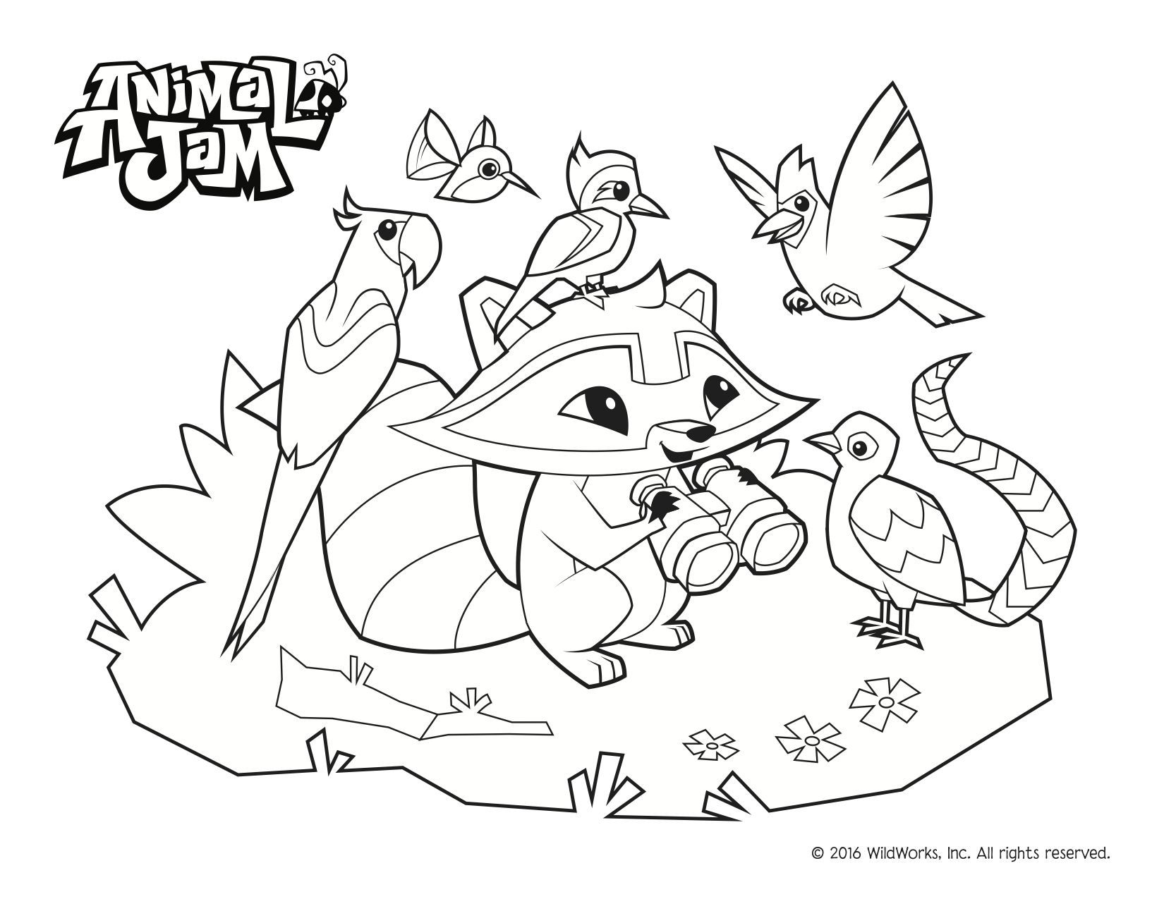 Animal Jam Coloring Pages Celebrate Spring And The Environment With This Free Download Coloring
