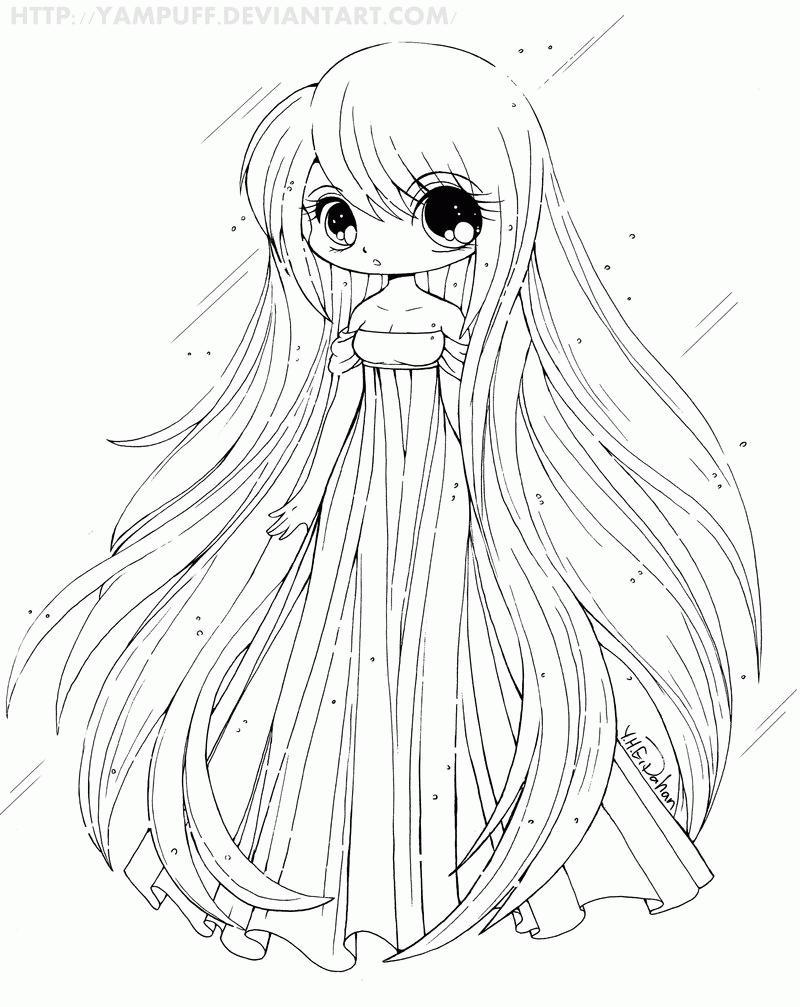 Anime Princess Coloring Pages Coloring Home
