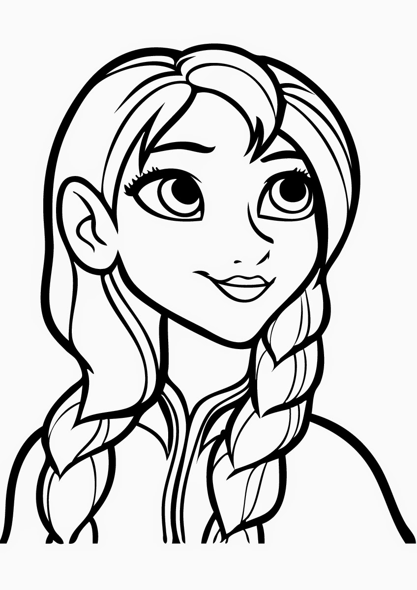 Frozen Ice Anna Coloring Pages