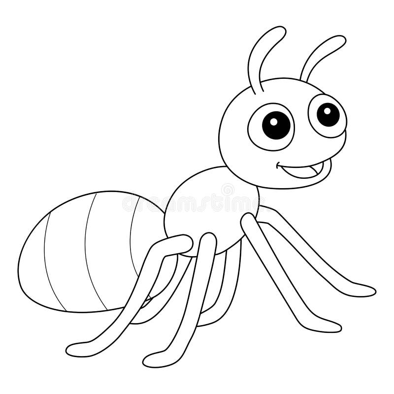 Ant Coloring Page Stock Illustrations 288 Ant Coloring Page Stock Illustrations Vectors