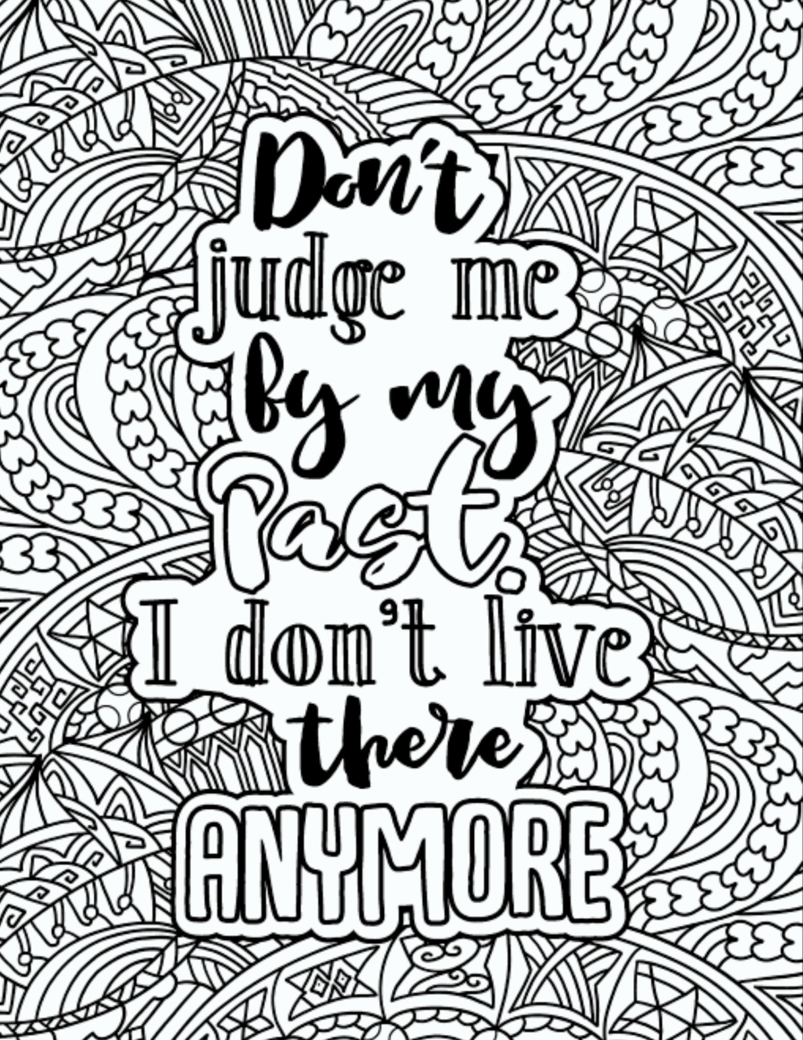 Stress Relieving Coloring Pages