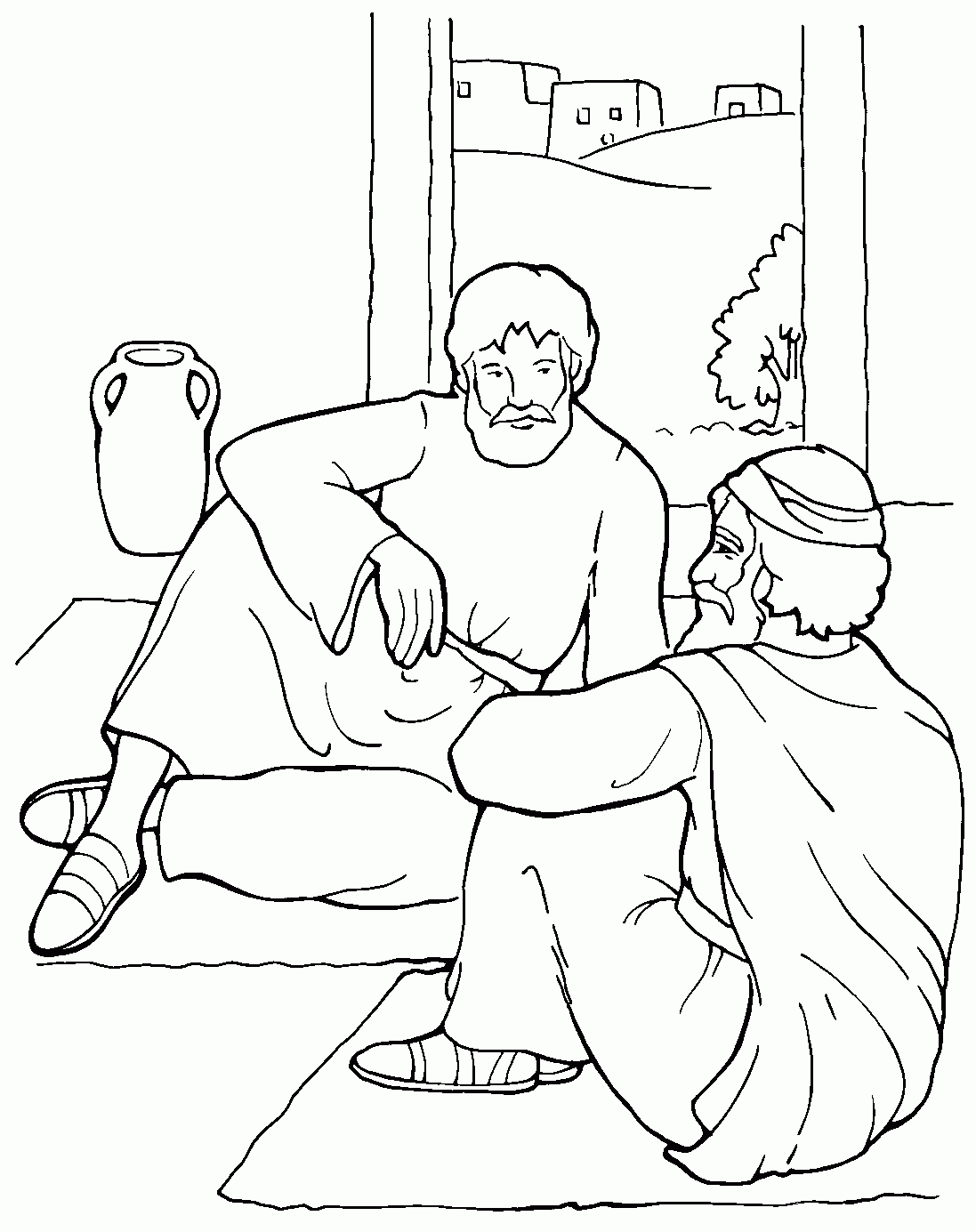 Apostle Paul Free Coloring Page ZariaecHarvey