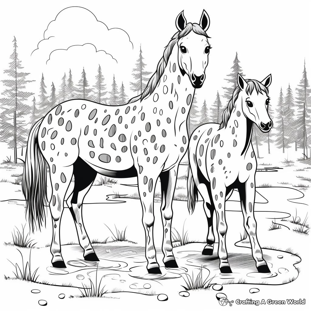 Appaloosa Coloring Pages Free Printable