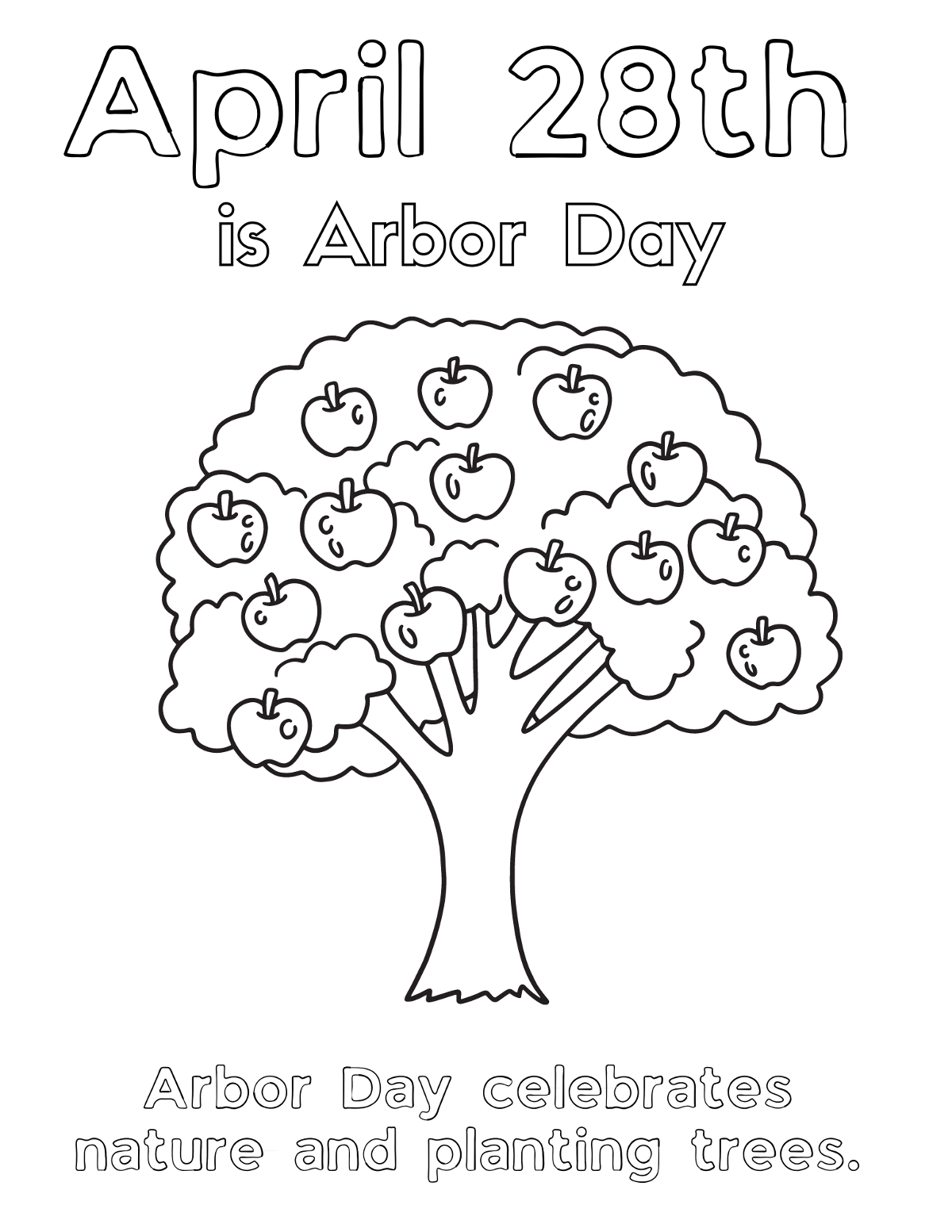 Arbor Day Coloring Pages