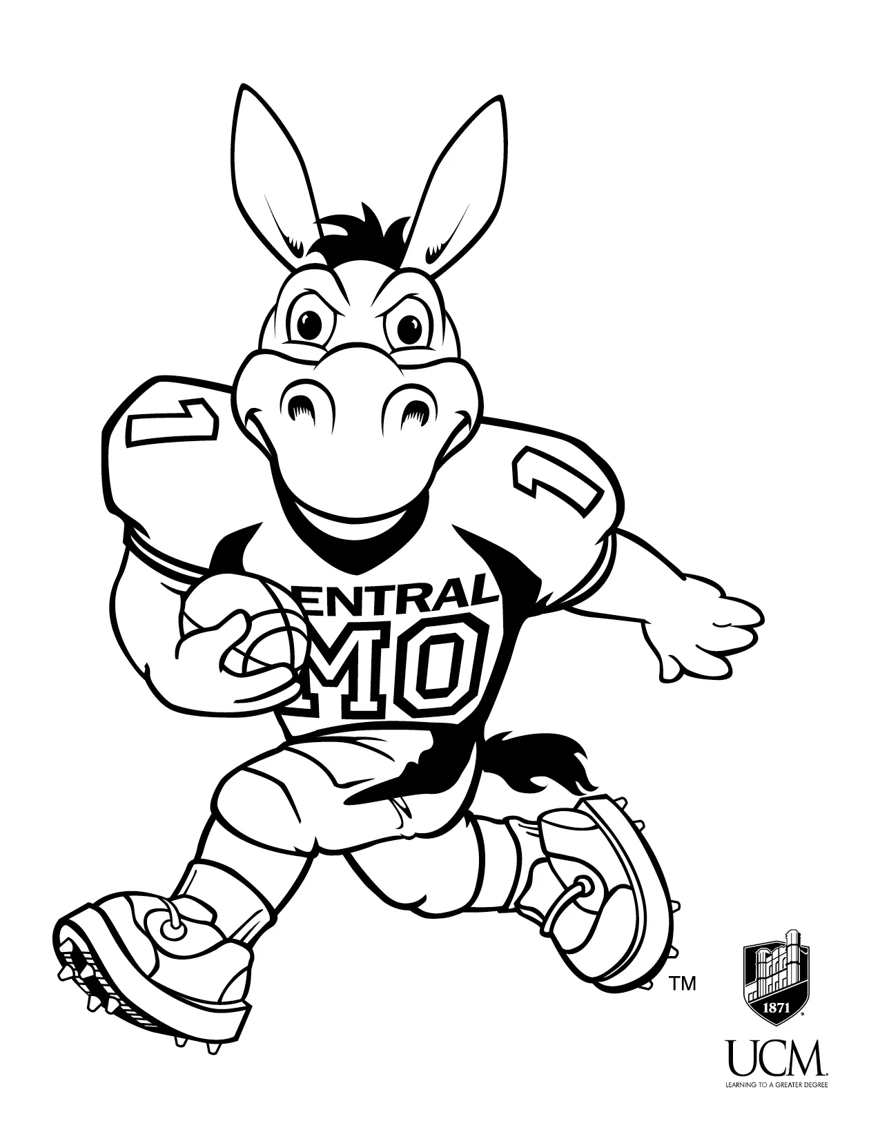 Arkansas Razorbacks Mascot Coloring Pages