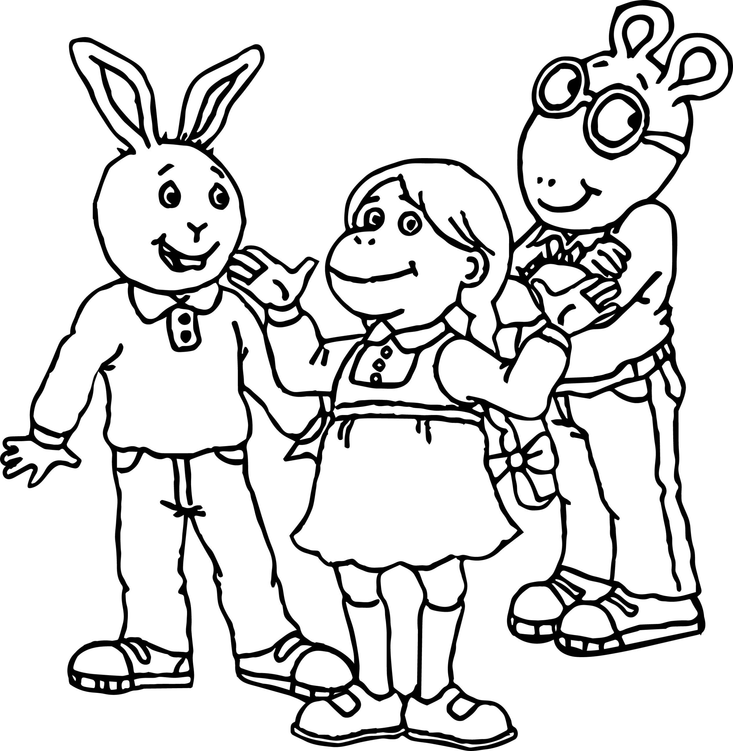 Arthur Coloring Pages Printable