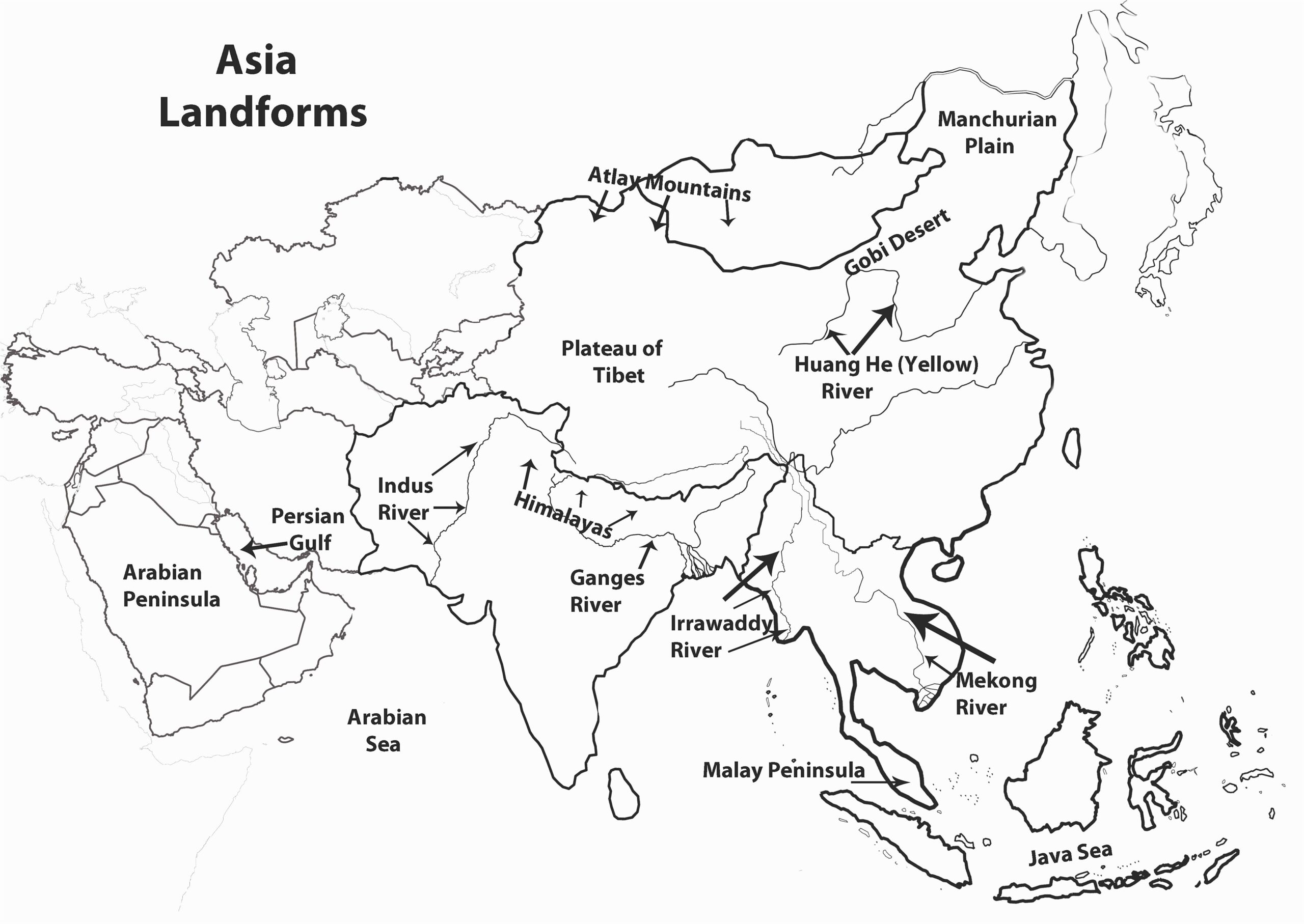 Asia Coloring Page Coloring Pages