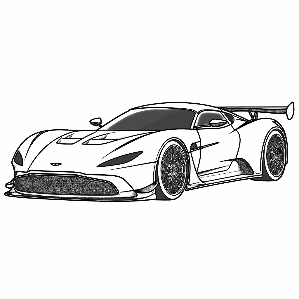 Aston Martin Coloring Pages