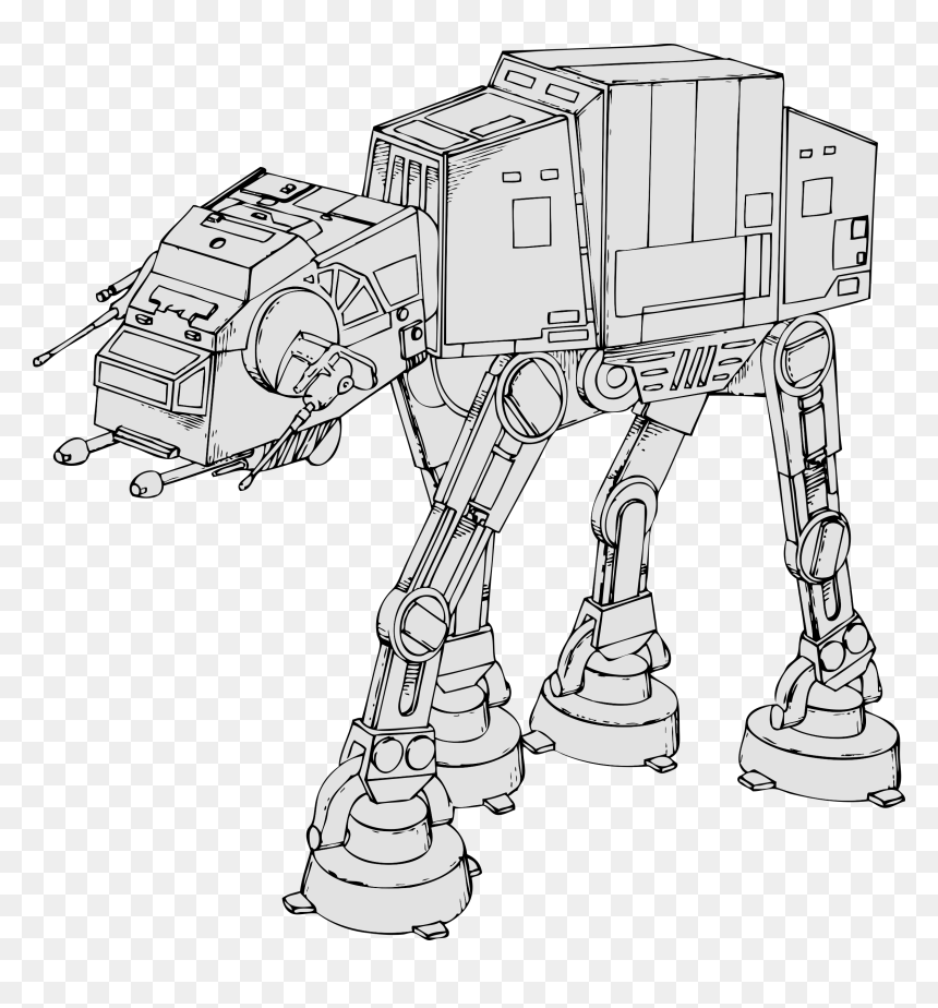 At At Clip Arts Star Wars Star Destroyer Coloring Page HD Png Download Vhv