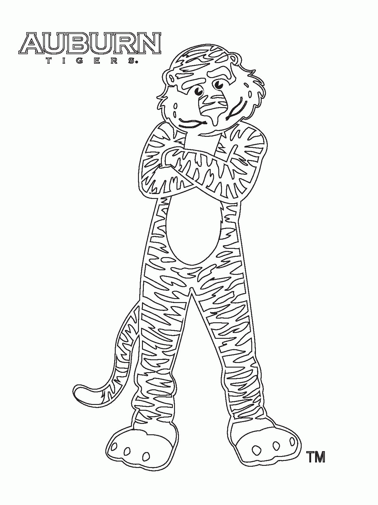 Auburn Coloring Pages Coloring Home