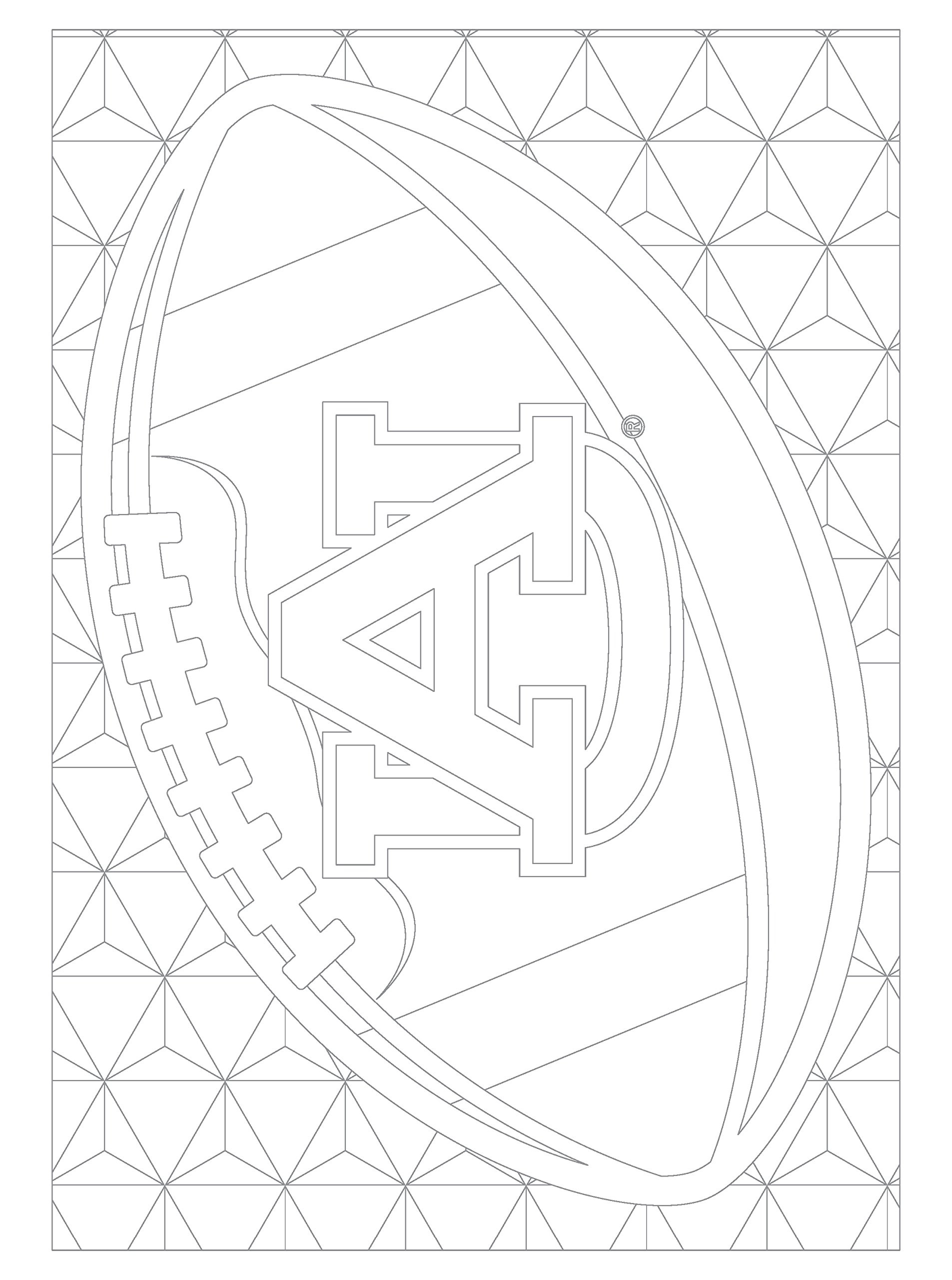 Auburn University Coloring Pages