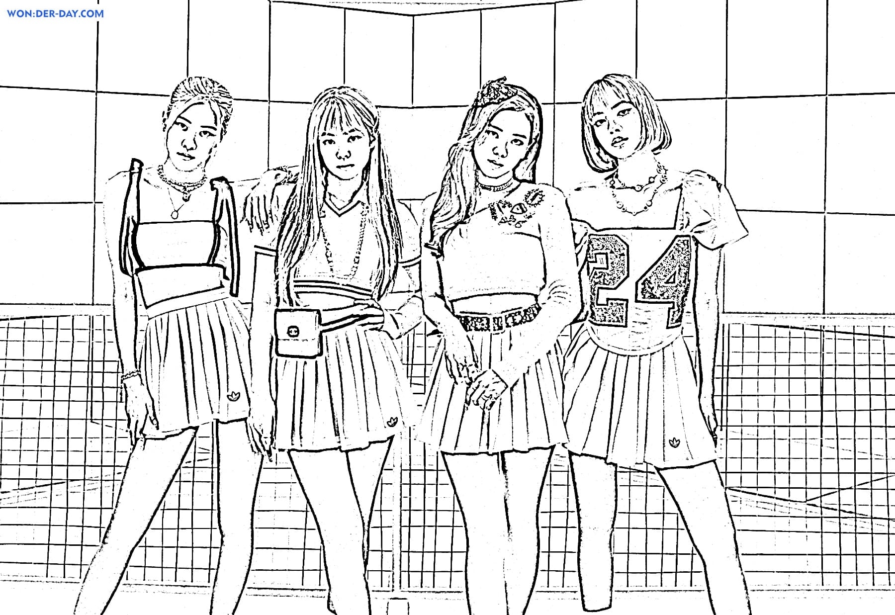 Blackpink Coloring Pages