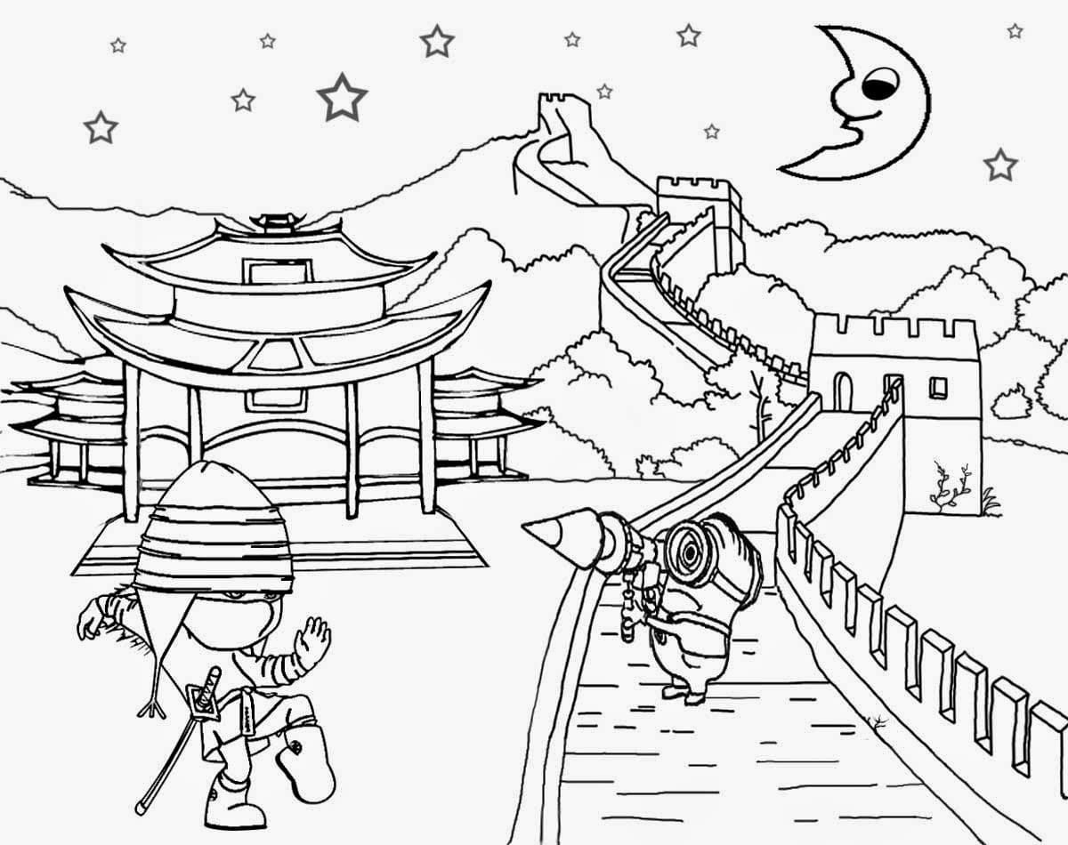 Ausmalbilder China 100 Malvorlagen Kostenlos Zum Ausdrucken