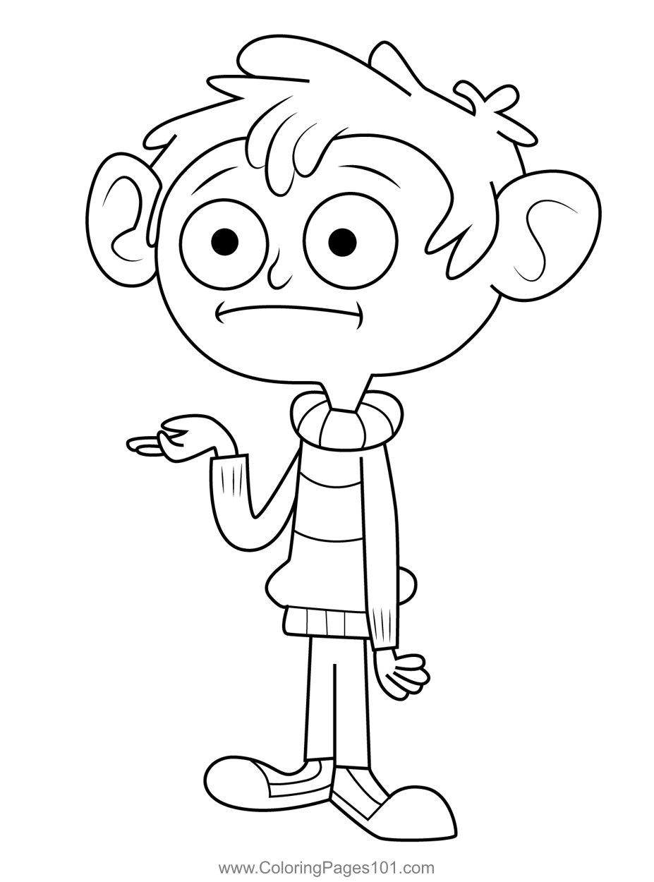 Austin Uncle Grandpa Coloring Page For Kids Free Uncle Grandpa Printable Coloring Pages Online