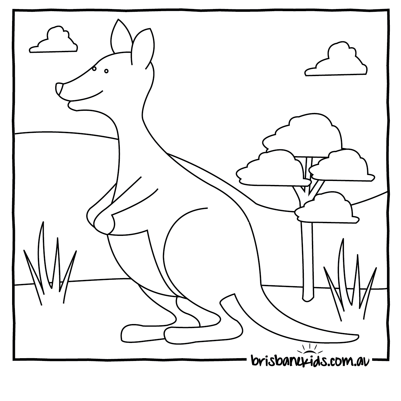 Animals Of Australia Coloring Pages