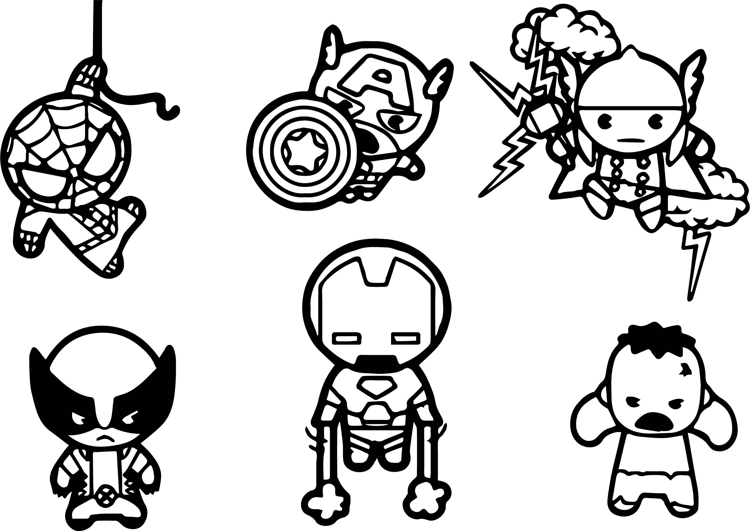 Avenger Coloring Page