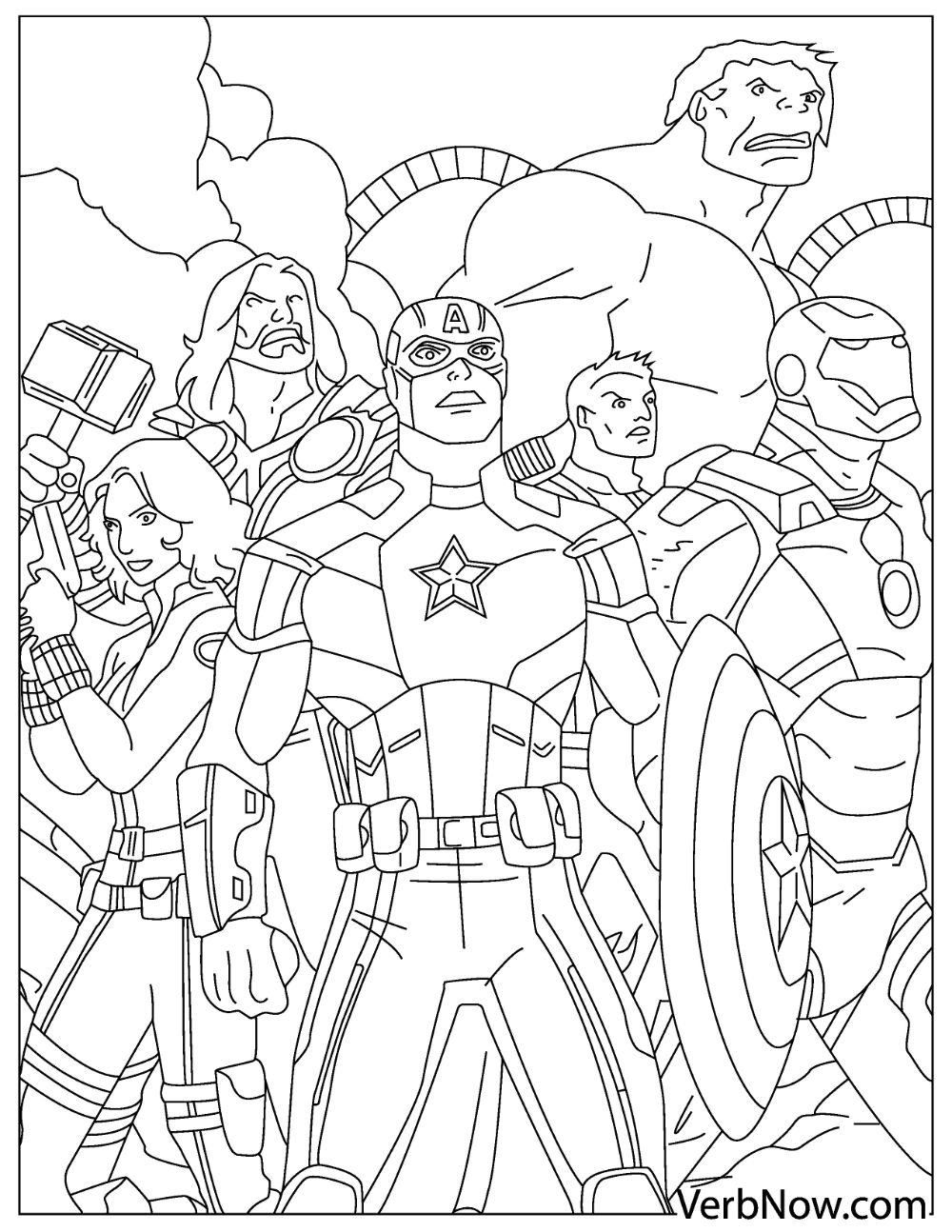 Avengers Infinity War Printable Coloring Pages