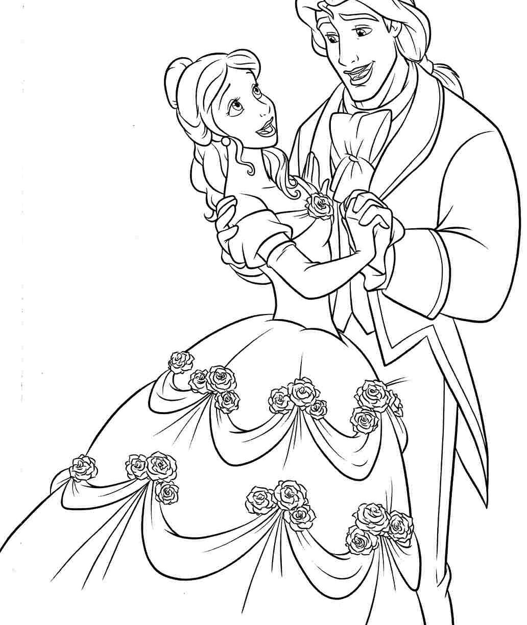 Baby Belle Coloring Coloring Pages