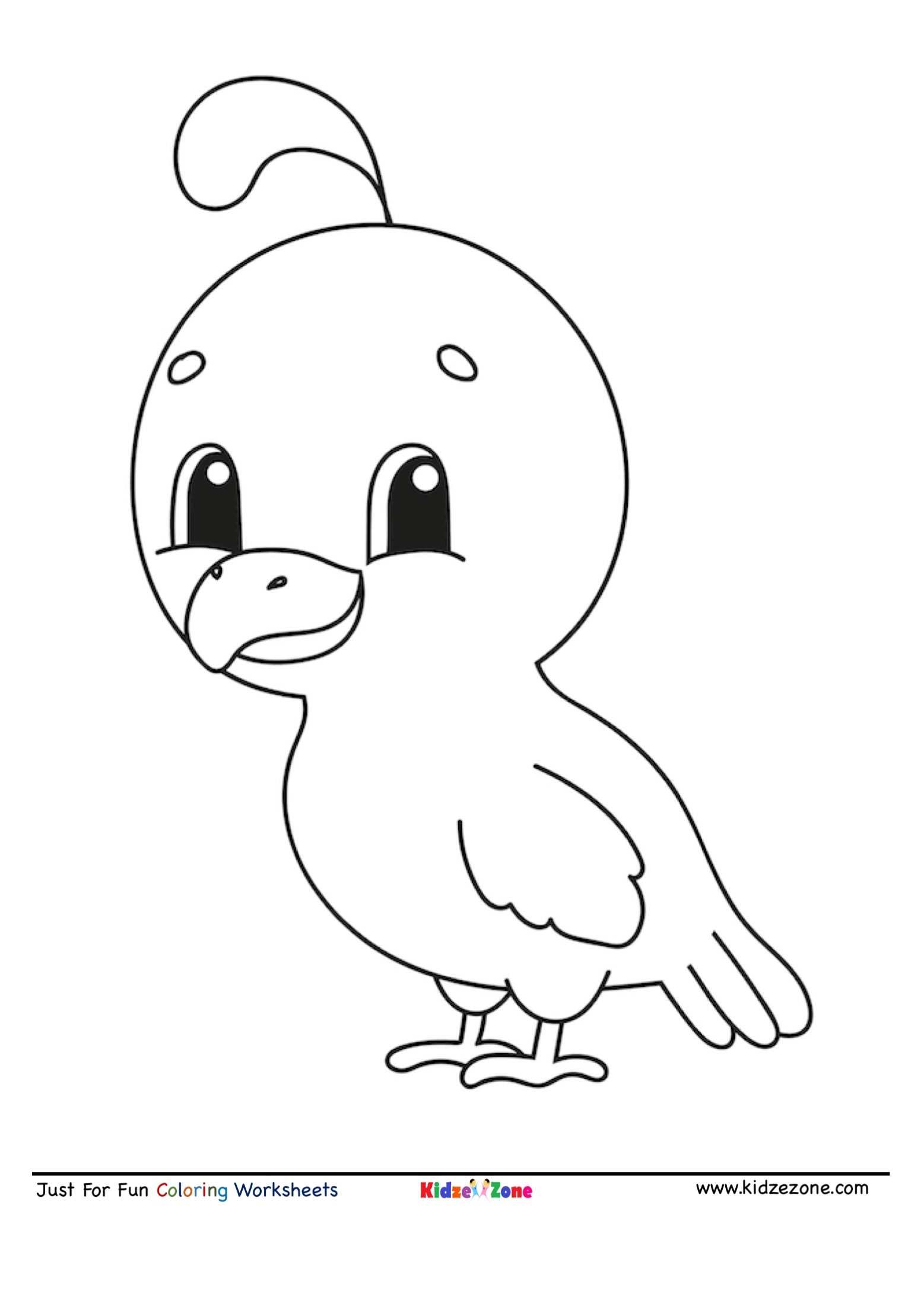 Baby Bird Cute Bird Coloring Pages 249 SVG PNG EPS DXF File