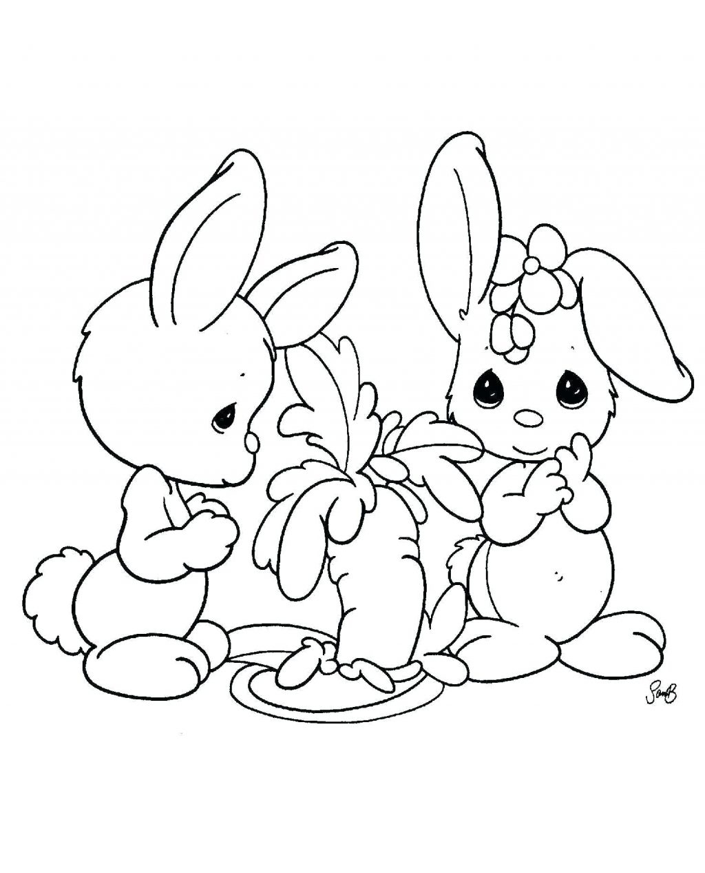 Baby Bunny Coloring Pages At GetColorings Free Printable Colorings Pages To Print And Color