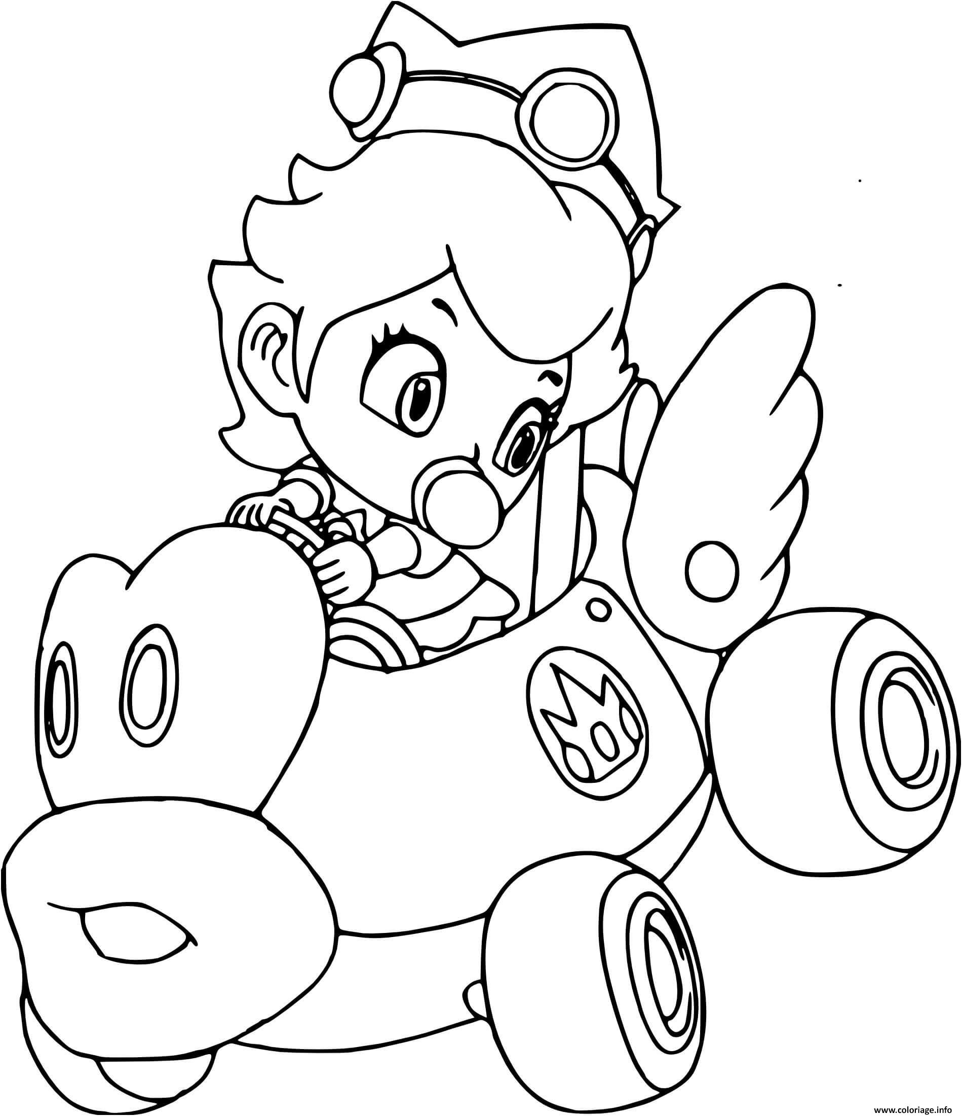 Baby Daisy Mario Coloring Pages Coloring Pages