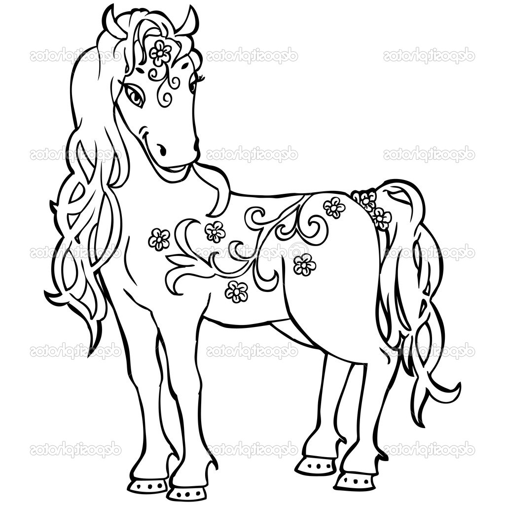 Baby Horse Coloring Pages At GetColorings Free Printable Colorings Pages To Print And Color